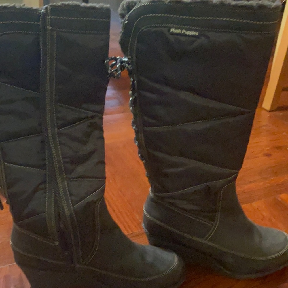 Hush Puppies Brown Snow Boots